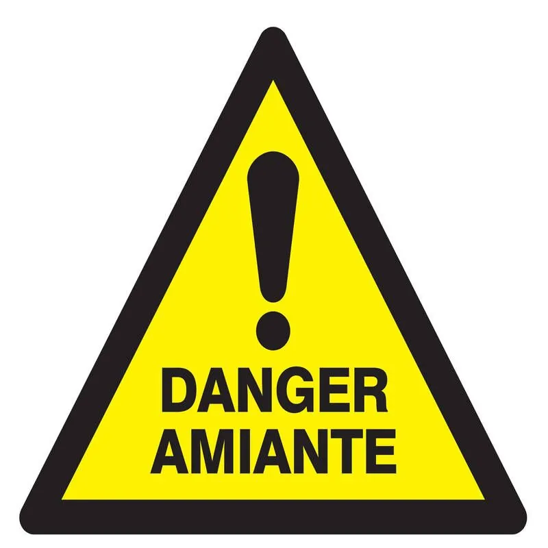 Panneau DANGER AMIANTE NORMASIGN 100X1 Taliaplast 629960