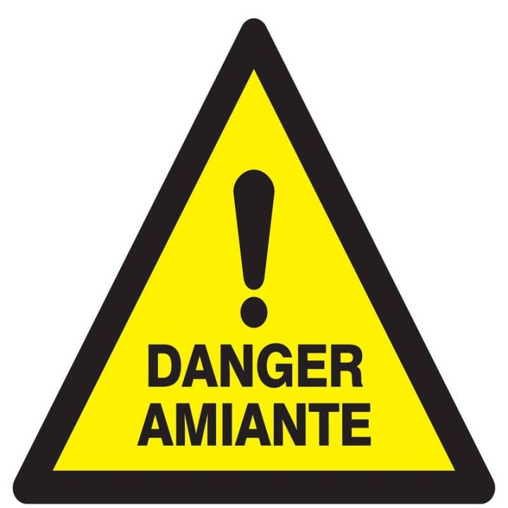 Panneau DANGER AMIANTE NORMASIGN 300X3 Taliaplast 629309