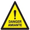 Panneau DANGER AMIANTE NORMASIGN 300X3 Taliaplast 629309