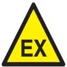 Panneau DANGER ATMOSP EXPLOSIVE NORMAS Taliaplast 629327