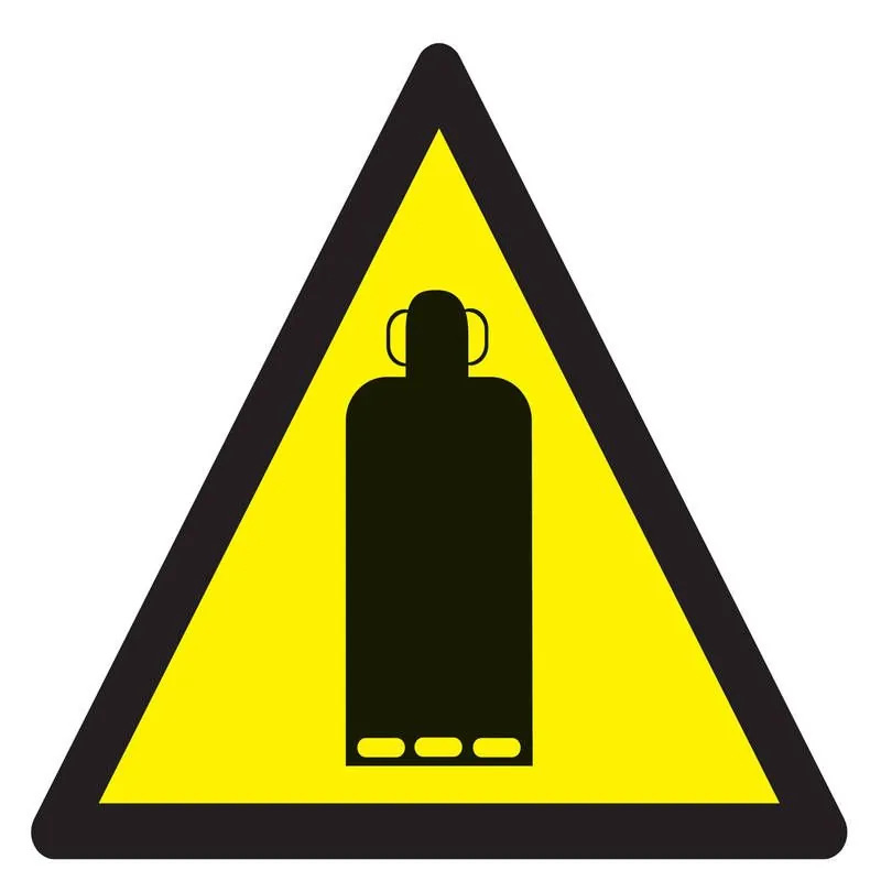 Panneau DANGER BOUTEILLE DE GAZ NORMAS Taliaplast 629928