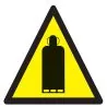 Panneau DANGER BOUTEILLE DE GAZ NORMAS Taliaplast 629928