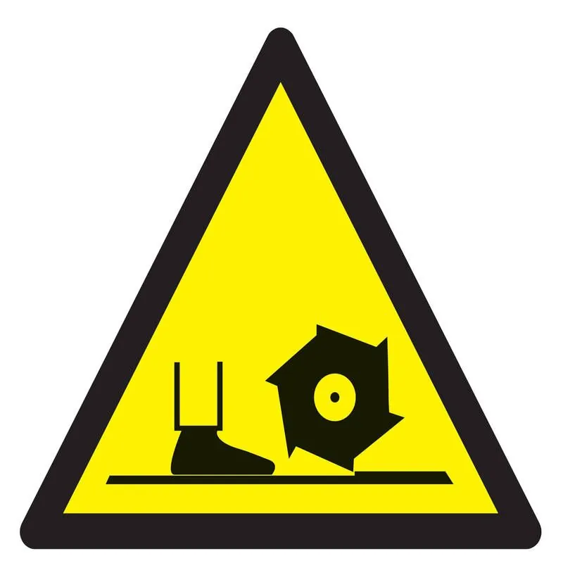Panneau DANGER BROCHE DE FRAISAGE NORM Taliaplast 629908