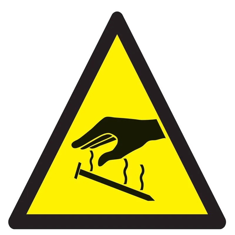 Panneau DANGER ELECT. STATIQUE NORMASI Taliaplast 629926