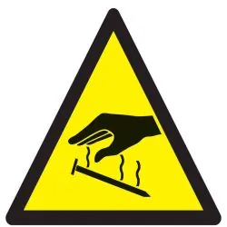 Panneau DANGER ELECT. STATIQUE NORMASI Taliaplast 629338