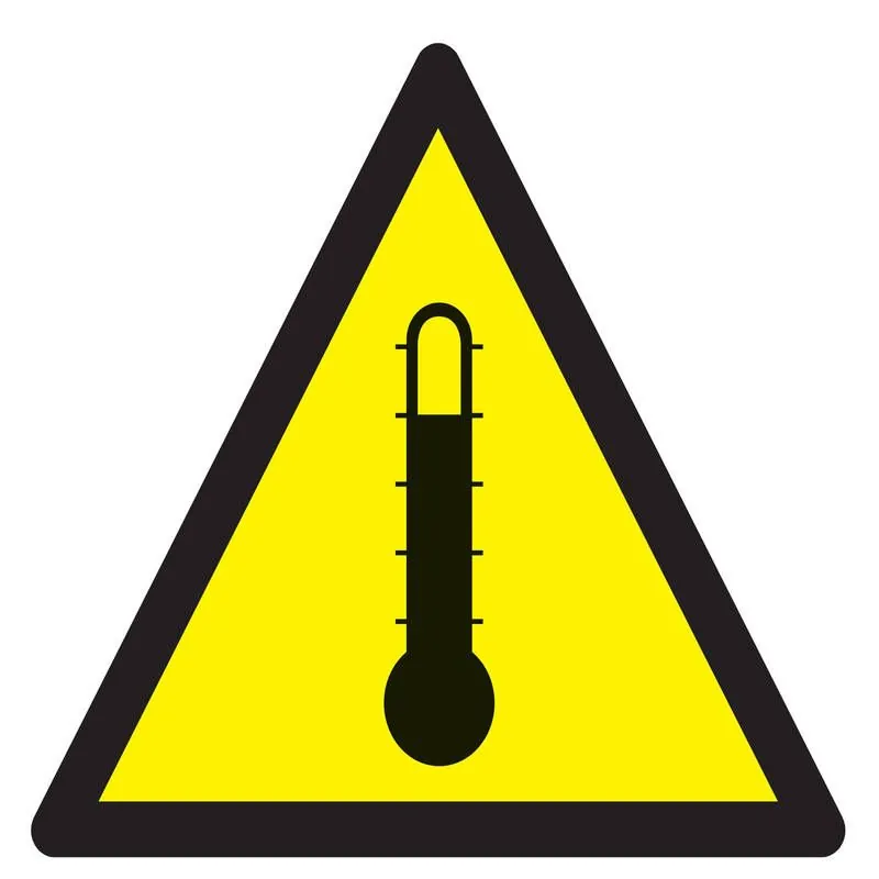 Panneau DANGER HAUTE TEMPERATURE NORMA Taliaplast 629923
