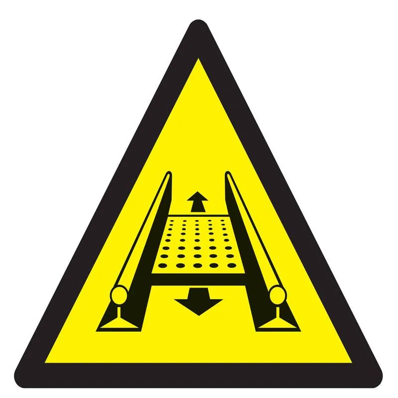 Panneau DANGER INSTAL. MOBILE NORMASIG Taliaplast 629914