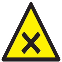 Panneau DANGER MATIERES NOCI/IRRIT. NO Taliaplast 629314