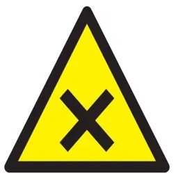 Panneau DANGER MATIERES NOCI/IRRIT. NO Taliaplast 629314