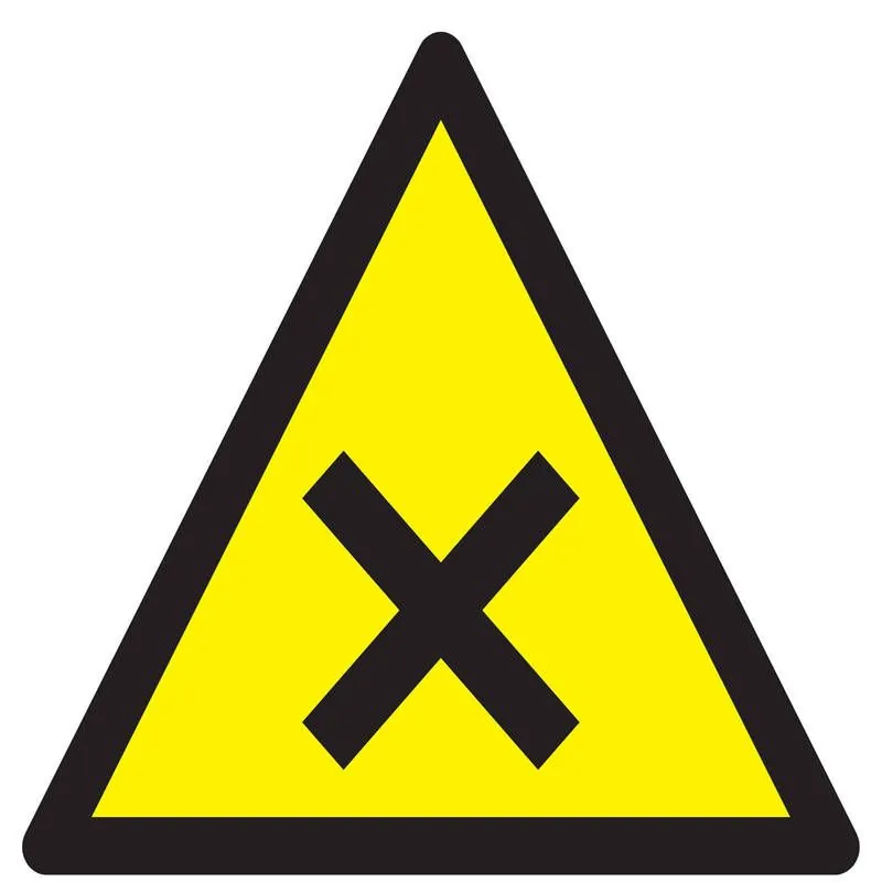 Panneau DANGER MATIERES NOCI/IRRIT. NO Taliaplast 629314