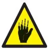 Panneau DANGER PRODUIT CORROSIF MAINS Taliaplast 629903