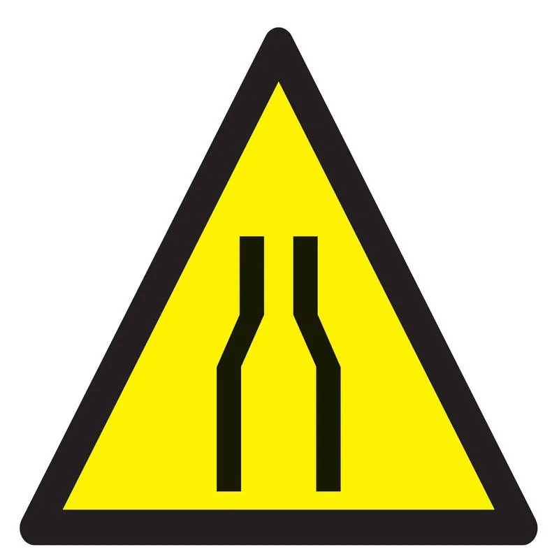 Panneau DANGER RETRECISSEMENT NORMASIG Taliaplast 629913