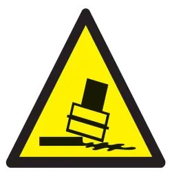 Panneau DANGER RISQUE DE BASCULEMENT N Taliaplast 629912