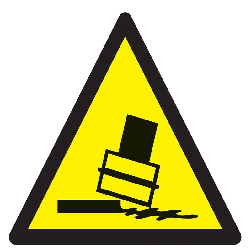 Panneau DANGER RISQUE DE BASCULEMENT N Taliaplast 629912