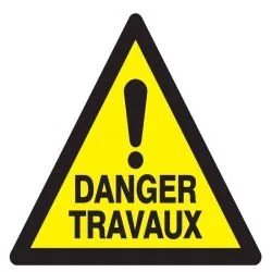 Panneau DANGER TRAVAUX NORMASIGN 100X1 Taliaplast 629962