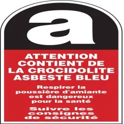 Panneau CONTIENT CROCIDOLITE 27X52 50 Taliaplast 733903