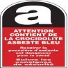 Panneau CONTIENT CROCIDOLITE 27X52 50 Taliaplast 733903