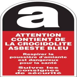 Panneau CONTIENT CROCIDOLITE 56X109 10 Taliaplast 733904
