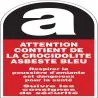 Panneau CONTIENT CROCIDOLITE 56X109 10 Taliaplast 733904
