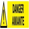 Panneau DANGER AMIANTE NORMASIGN 330X7 Taliaplast 625323