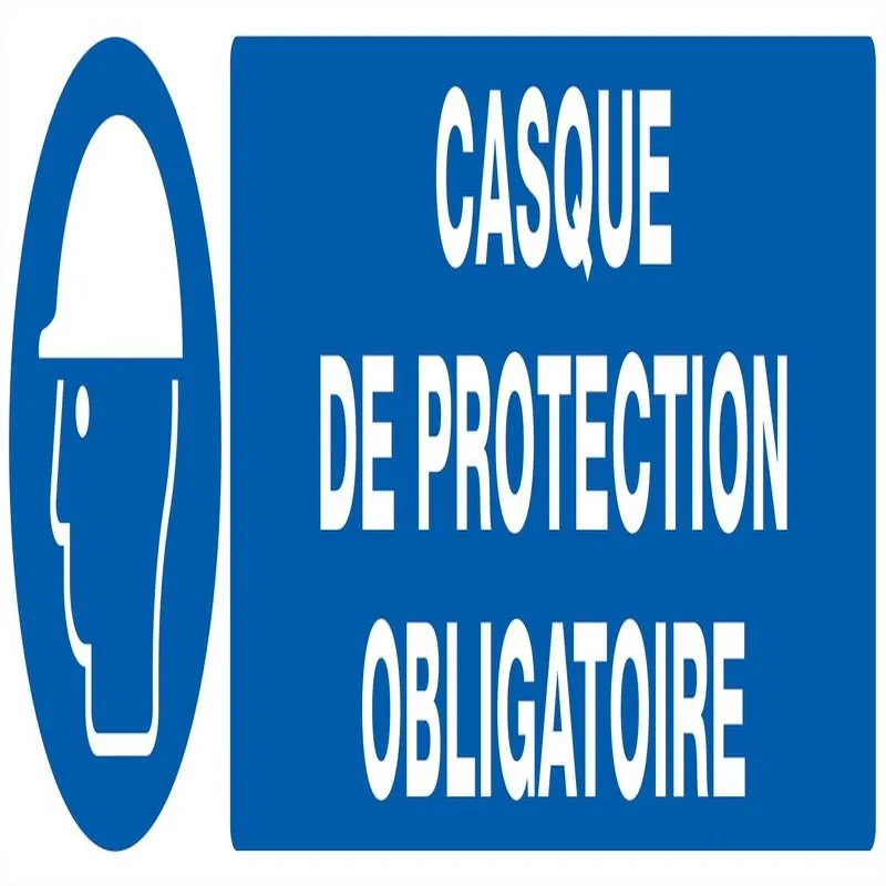 Panneau CASQUE DE PROTECTION OBLIGAT. Taliaplast 620503