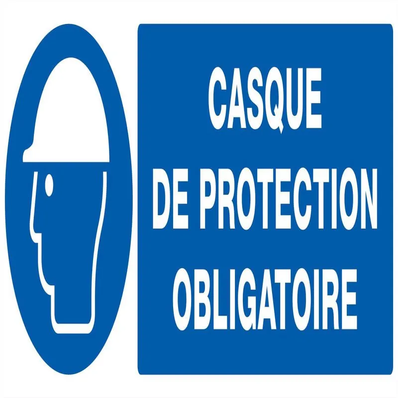 Panneau CASQUE DE PROTECTION OBLIGAT. Taliaplast 626503