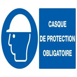 Panneau CASQUE DE PROTECTION OBLIGAT. Taliaplast 621503