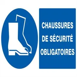 Panneau CHAUSSURES SECURITE OBLIGAT. N Taliaplast 621518