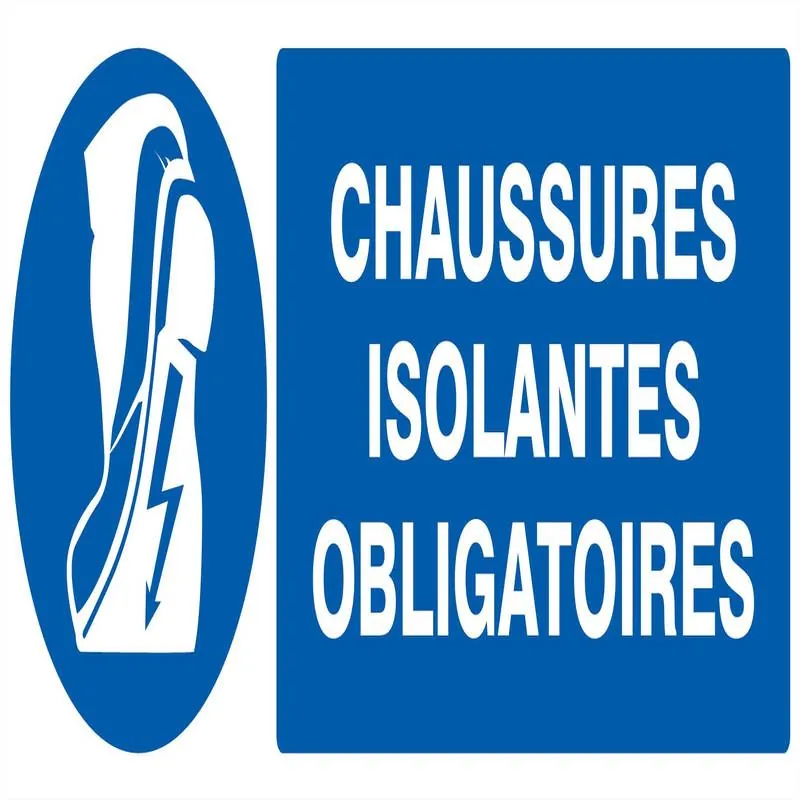 Panneau CHAUSSURES ISOLANTES OBLIG. NO Taliaplast 626516