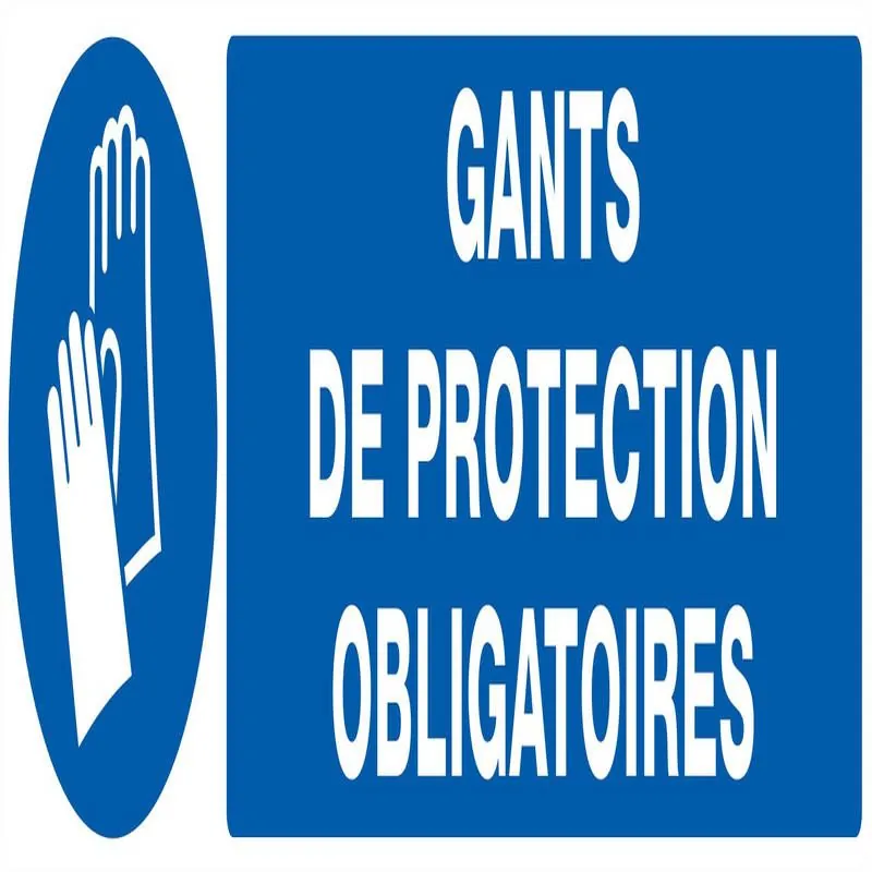 Panneau GANTS DE PROTECTION OBLIGAT. N Taliaplast 620517