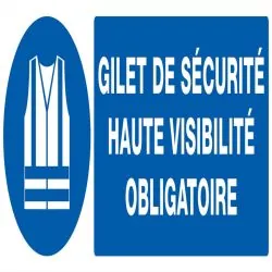 Panneau GILET DE SECURITE HAUTE VISIBI Taliaplast 626513