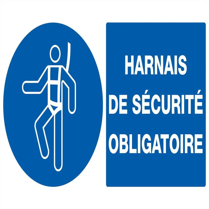 Panneau HARNAIS DE SECURITE OBLIGAT. N Taliaplast 621515