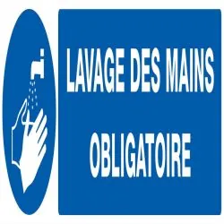 Panneau LAVAGE DES MAINS OBLIGATOIRE N Taliaplast 620520