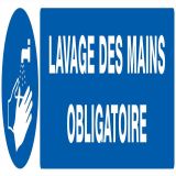 Panneau LAVAGE DES MAINS OBLIGATOIRE N Taliaplast 625520