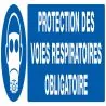 Panneau PROTEC.VOIES RESPIRAT.OBLIGAT. Taliaplast 620510