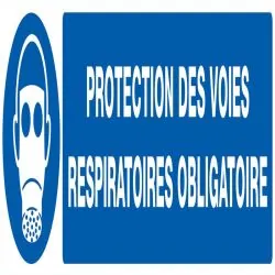 Panneau PROTEC.VOIES RESPIRAT.OBLIGAT. Taliaplast 625510