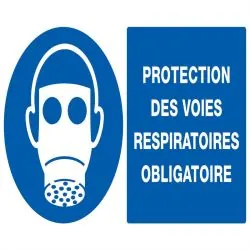 Panneau PROTEC.VOIES RESPIRAT.OBLIGAT. Taliaplast 621510