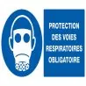 Panneau PROTEC.VOIES RESPIRAT.OBLIGAT. Taliaplast 621510