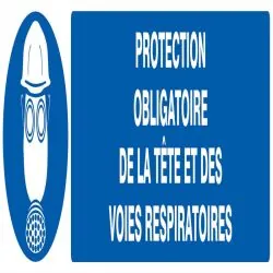 Panneau PROT.OBLIG.TET/ VOI.RES 200X52 Taliaplast 620506