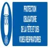 Panneau PROT.OBLIG.TET/ VOI.RES 200X52 Taliaplast 620506