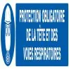Panneau PROT.OBL. TETE VOI RESP.330x75 Taliaplast 625506