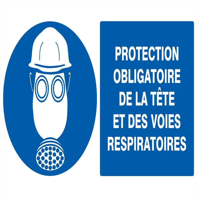 Panneau PROT.OBL.TET/VOI RESP. 330X200 Taliaplast 621506