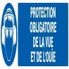 Panneau PROT.OBLIG.VUE OUIE 200x52 NOR Taliaplast 620508