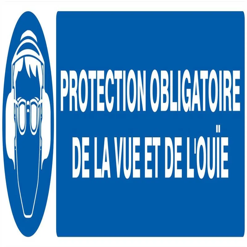 Panneau PROT.OBLIG.VUE ET OUIE NORMASI Taliaplast 625508