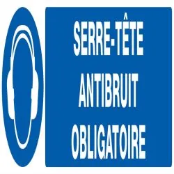 Panneau SERRE-TETE ANTIBRUIT OBLIGAT. Taliaplast 620509