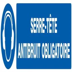 Panneau SERRE-TETE ANTIBRUIT OBLIGAT. Taliaplast 625509