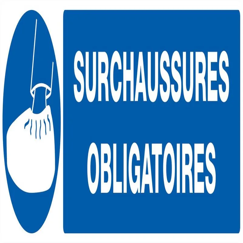 Panneau SURCHAUSSURES OBLIGATOIRES NOR Taliaplast 620522