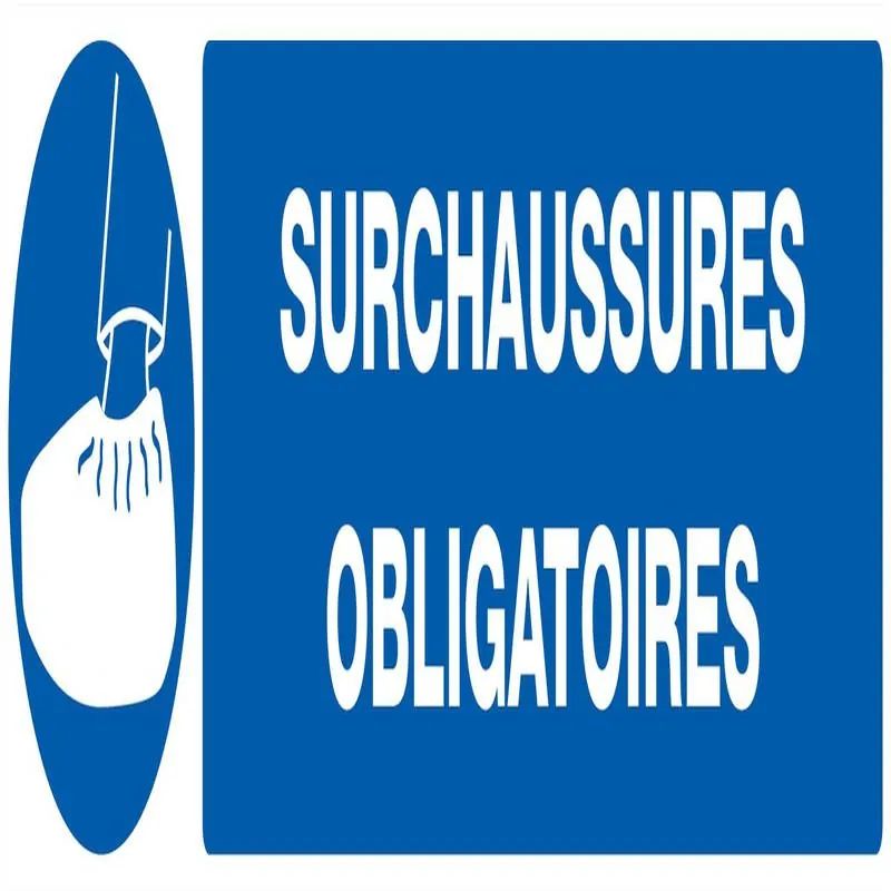 Panneau SURCHAUSSURES OBLIGATOIRES NOR Taliaplast 625522