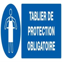 Panneau TABLIER DE PROTECTION OBLIGAT. Taliaplast 626521