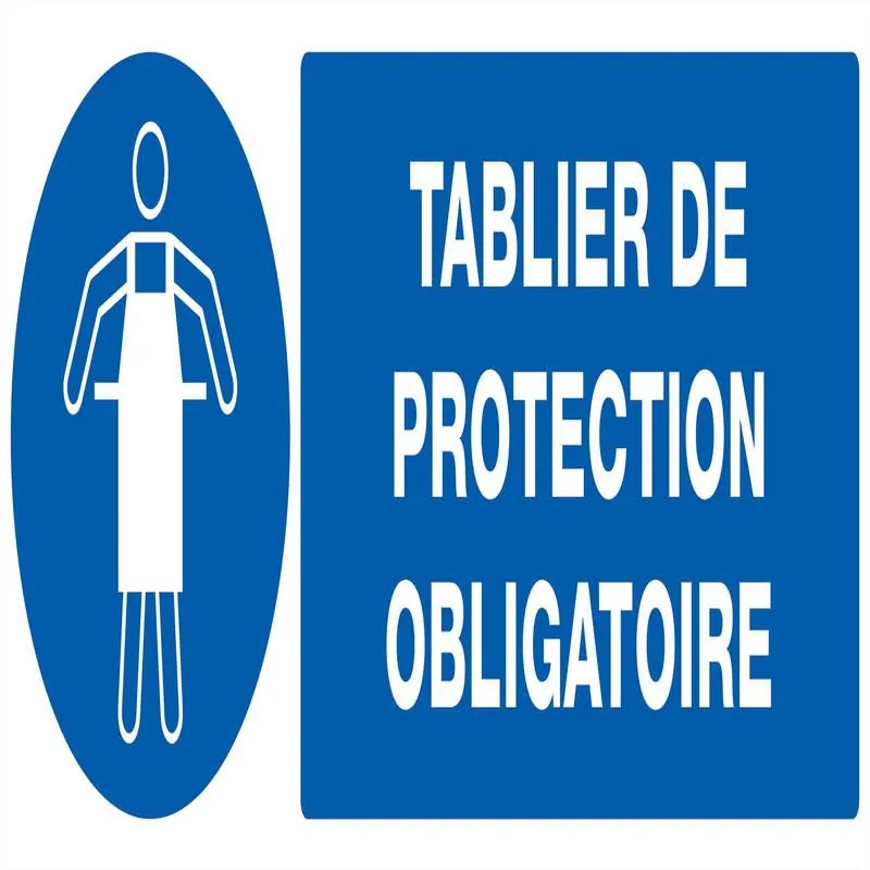 Panneau TABLIER DE PROTECTION OBLIGAT. Taliaplast 626521